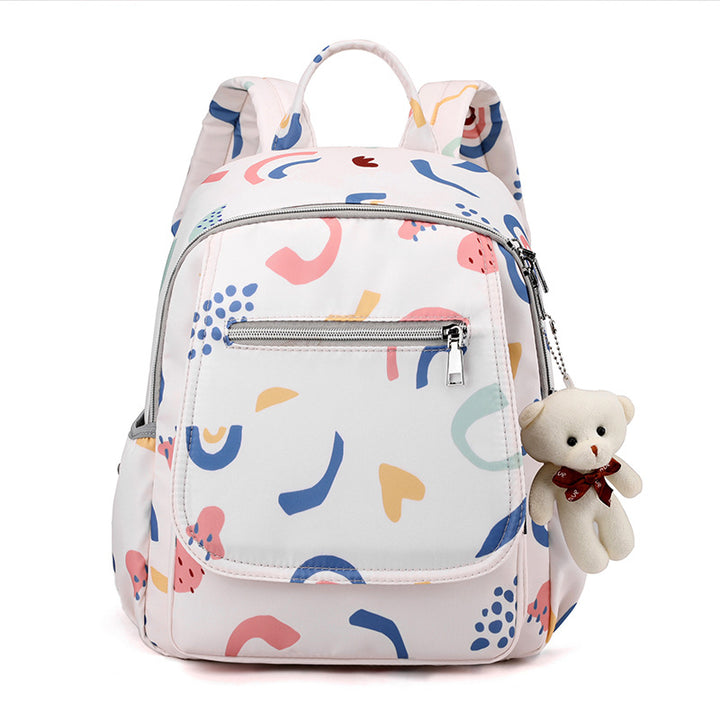 Leisure backpack with creative patterns and versatile compartments Stornfield