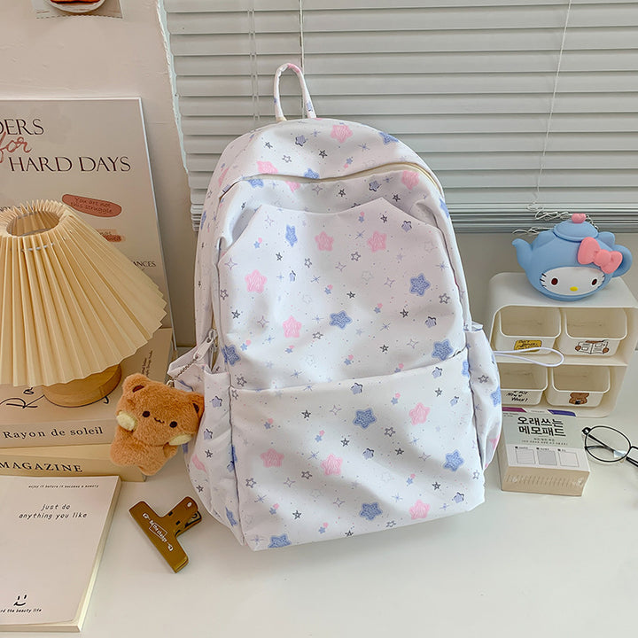 Whimsical Star Patterned Backpack