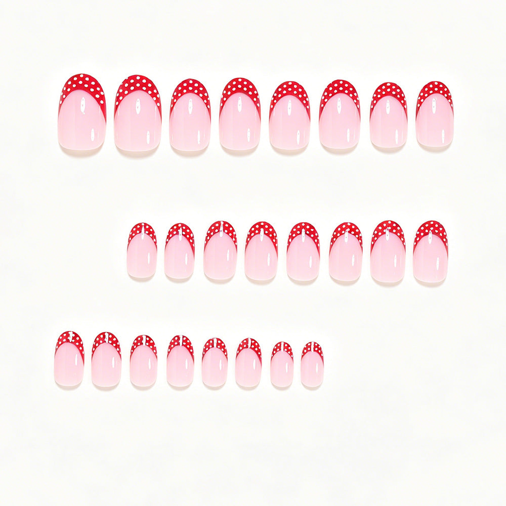 Decorative French Tip Nail Art Set Stornfield