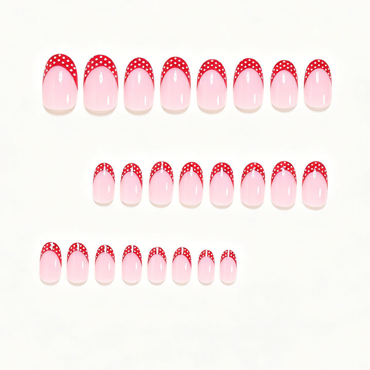 Decorative French Tip Nail Art Set Stornfield