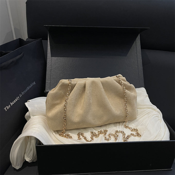 Elegant Suede Mini Shoulder Bag