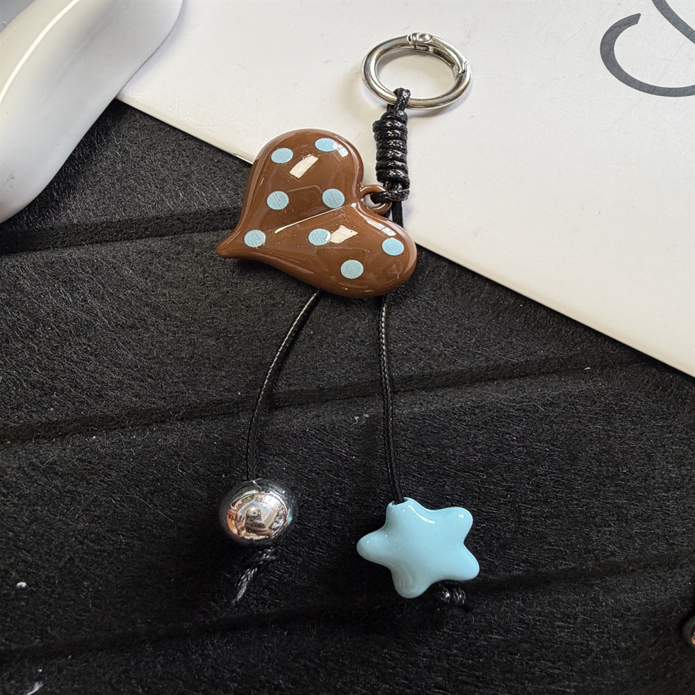 Decorative Heart-Shaped Keychain Stornfield
