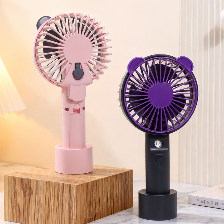 Women Portable Hand Fan with Spray Function Stornfield