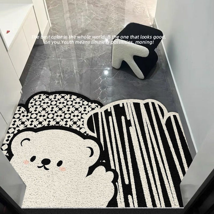 Cute Dog-Themed Decorative Area Mat