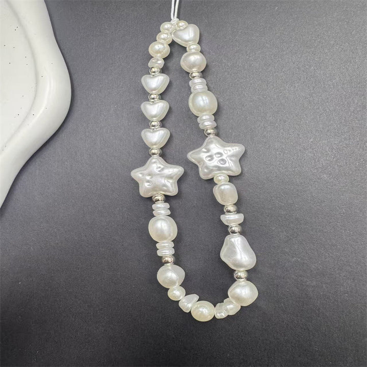 Elegant Star and Heart Beaded Necklace Stornfield