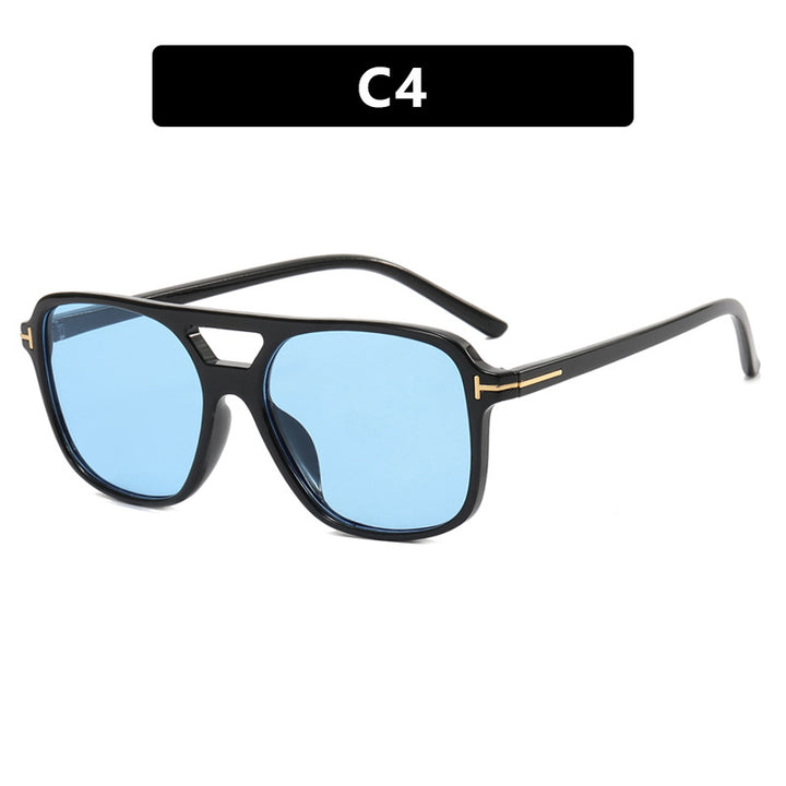 Women's fashionable square sunglasses with luxurious plastic frame and UV protection Stornfield