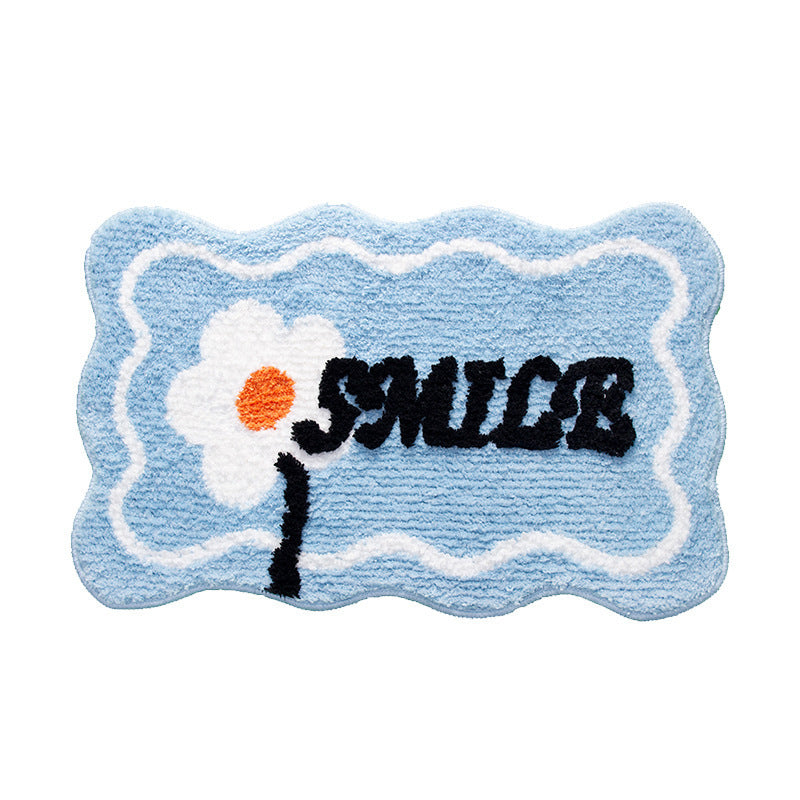 Decorative Floral Bath Mat