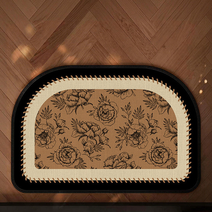 Non-Slip Geometric Pattern Kitchen Mat