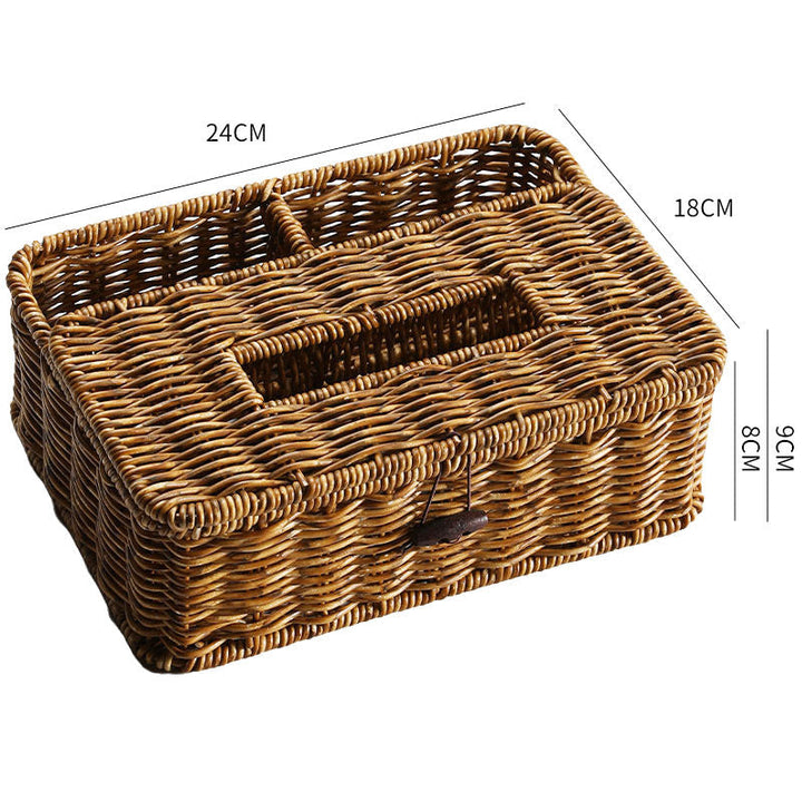 Handwoven Multi-Compartment Storage Caddy Stornfield