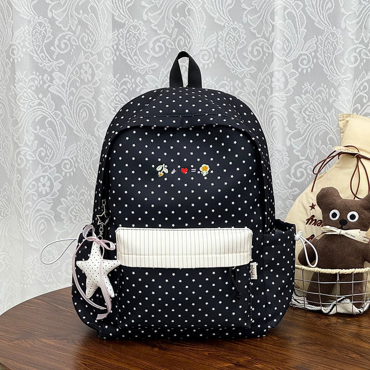 Casual Star-Printed Backpack Stornfield