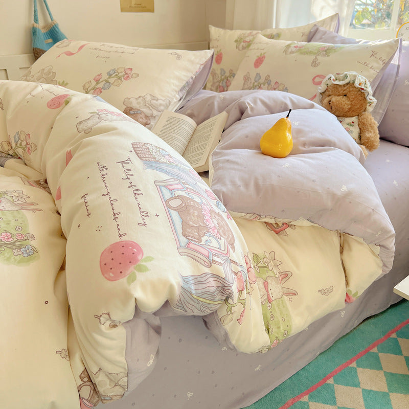 Cartoon-Themed Cozy Comforter Set