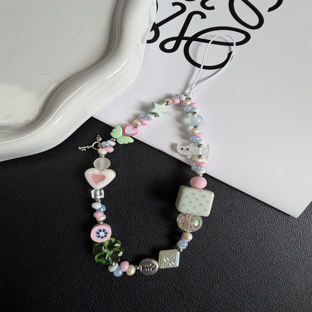 Decorative Beaded Charm Necklace Stornfield 1790135825