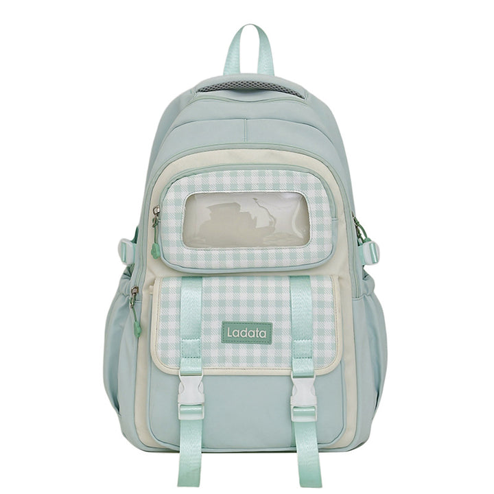 Versatile Checkered Patterned Backpack Stornfield