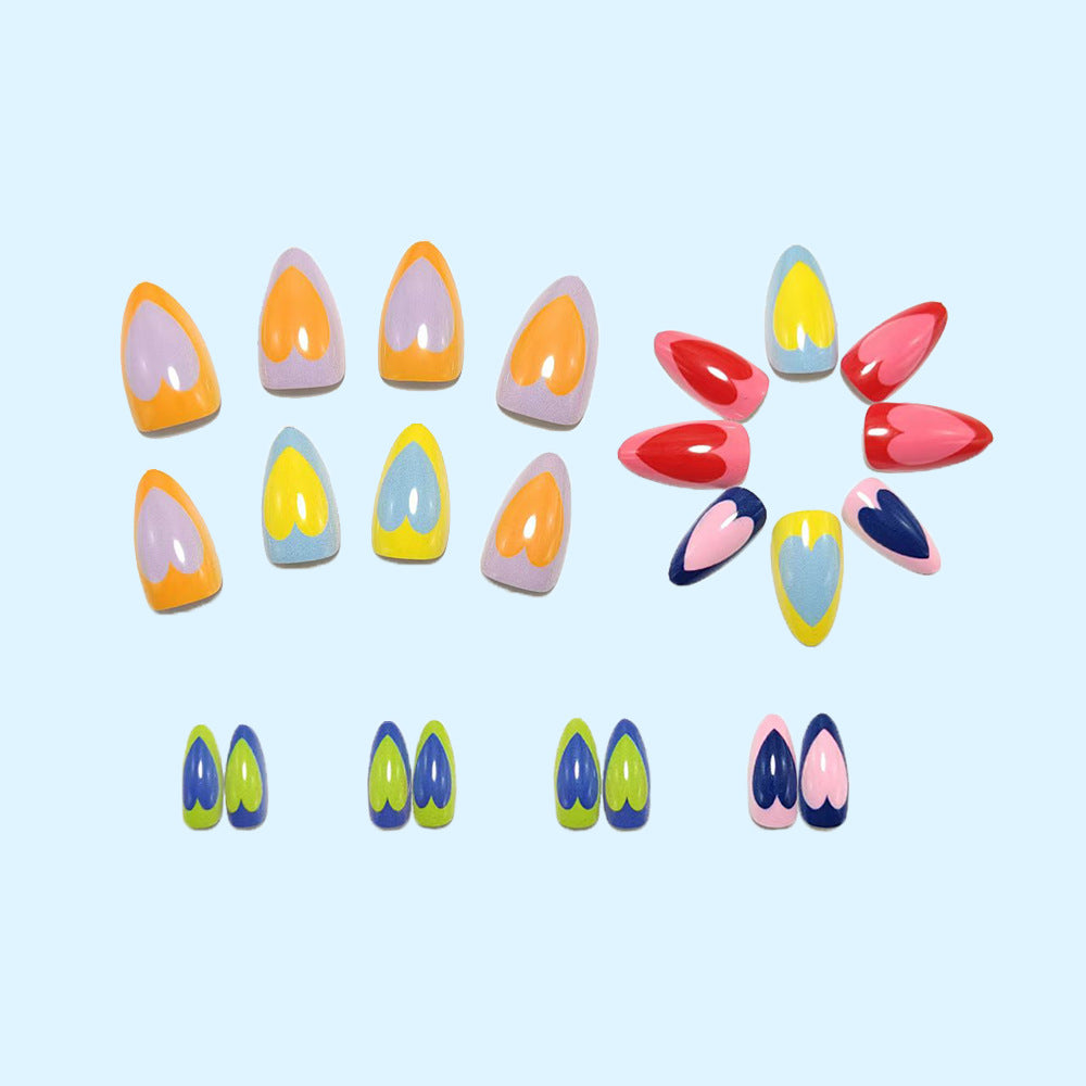Artificial nails in modern heart design Stornfield
