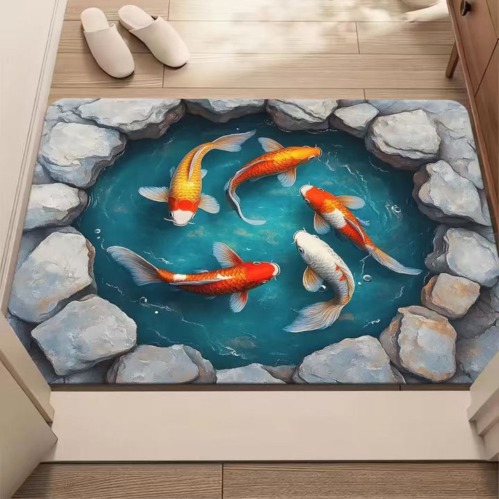 Abstract Floor Mat