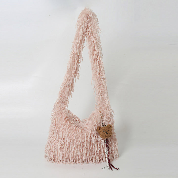 Fluffy Fringe Fashion Handbag