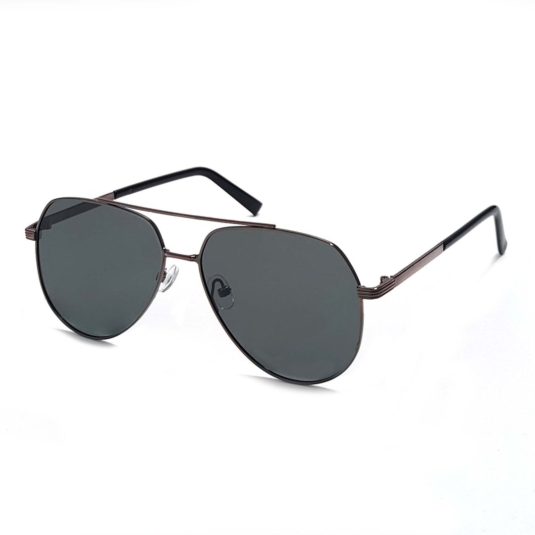 Men's fashion pilot sunglasses with contrasting lenses Stornfield