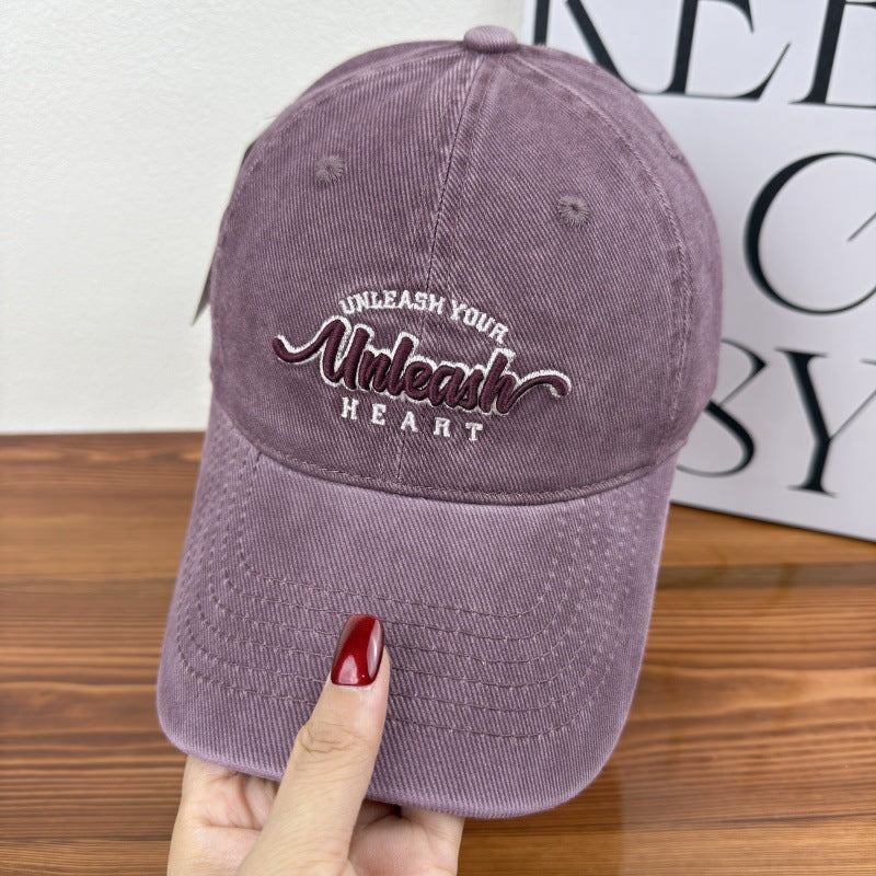Women's Embroidered Heart Graphic Baseball Cap Stornfield