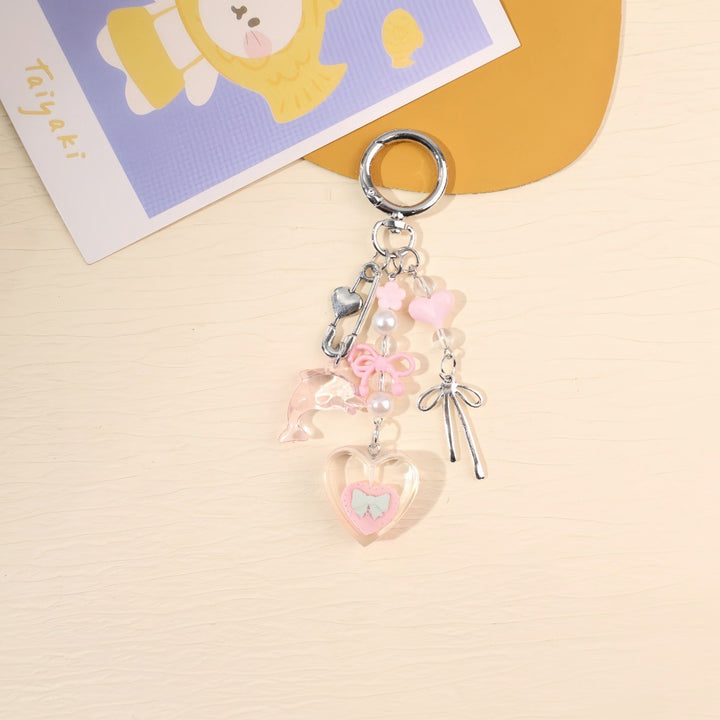 Playful keychain with colorful charms Stornfield