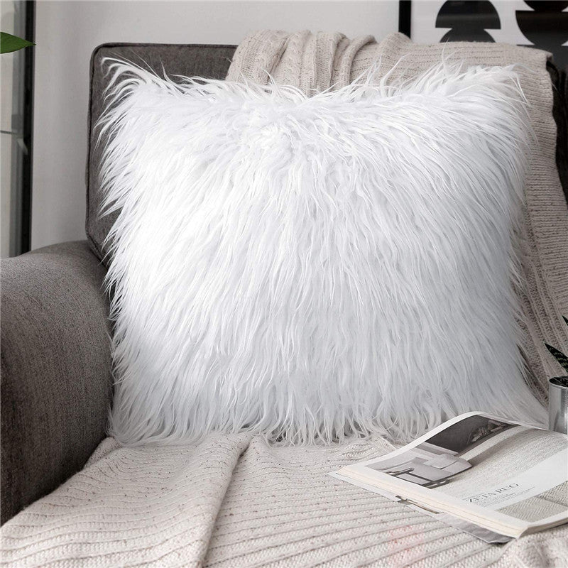 Fluffy cuddle pillow