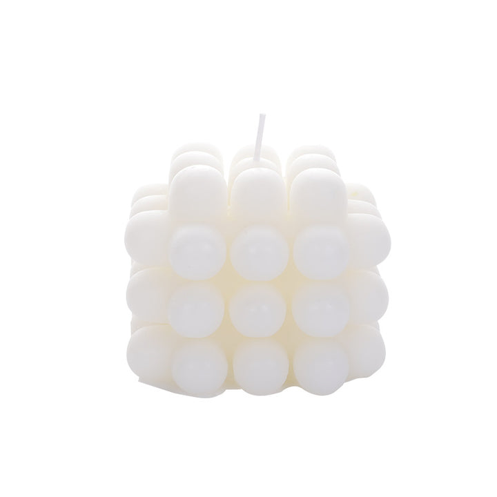 Textured Kernel Sculpted Scented Soy Wax Pillar Candle