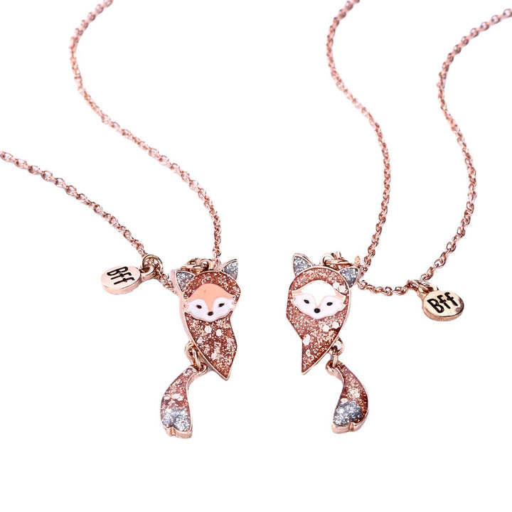 Best Friends Fox Pendant Necklace Stornfield