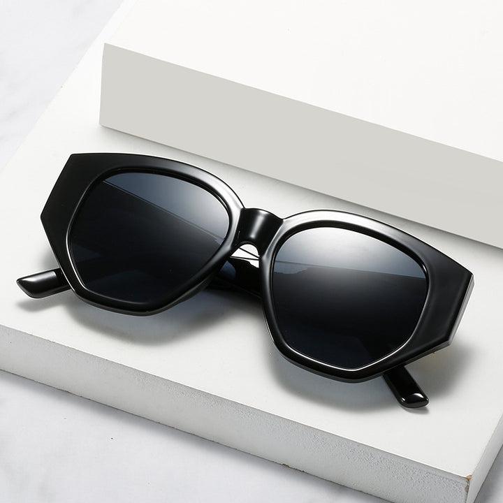 Fashionable Cat-Eye Sunglasses with Unique Geometric Frame Stornfield