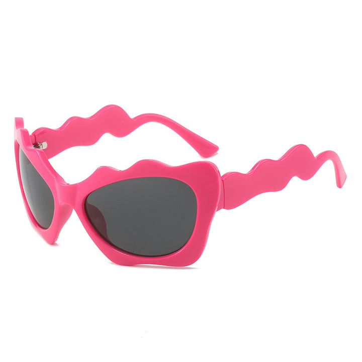 Ladies extravagant sunglasses with wavy frame design Stornfield