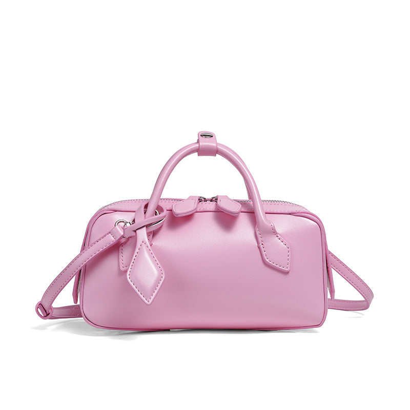 Structured Leather Mini Satchel Stornfield