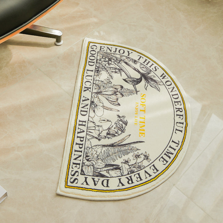Decorative Botanical Bathroom Mat