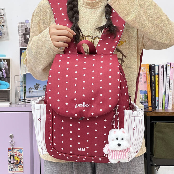Stylish Star-Embellished Backpack Stornfield 1791205579