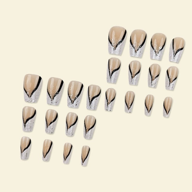 Artistic Long Coffin Nail Enhancements Stornfield