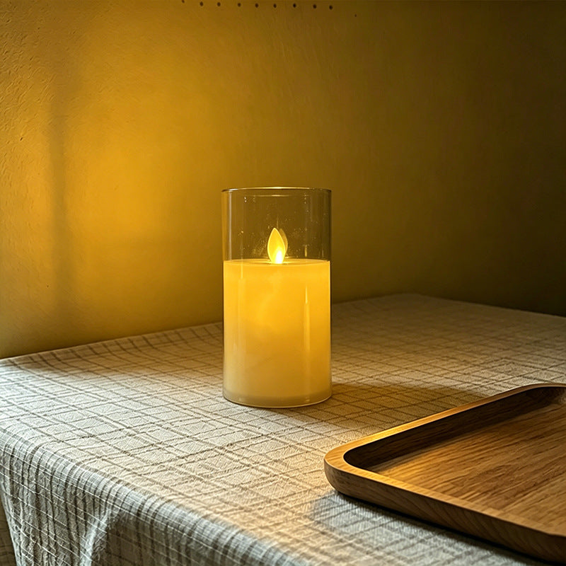 LED Scented Candle with Flame Effect Stornfield