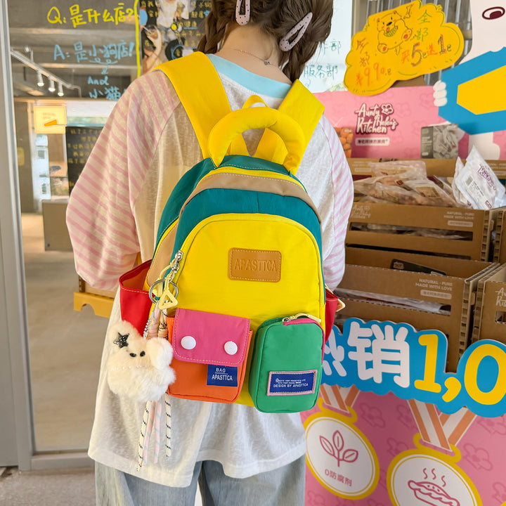 Colorful Multi-Compartment Casual Backpack Stornfield