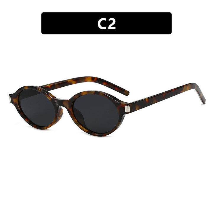 Women's elegant round sunglasses with modern frame Stornfield
