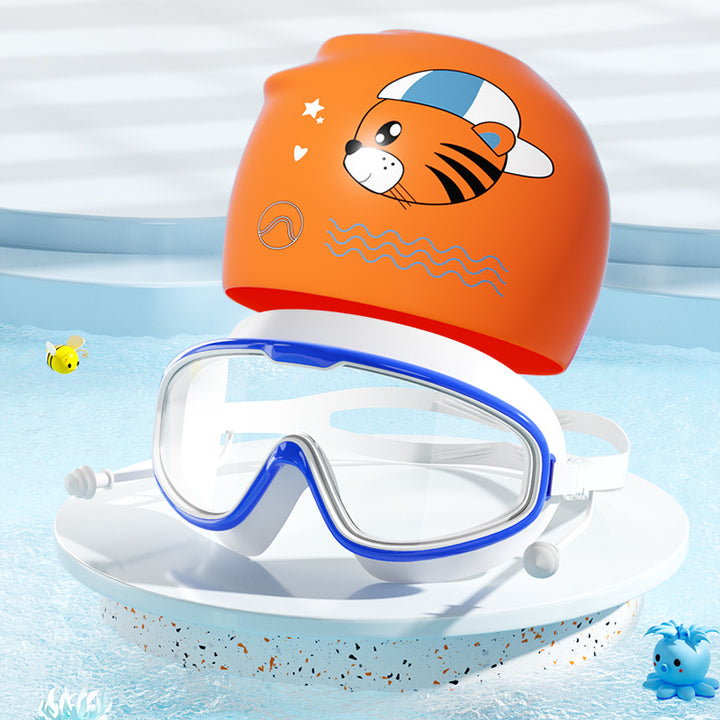 Kids Fun Tiger-Themed Swim Set Stornfield