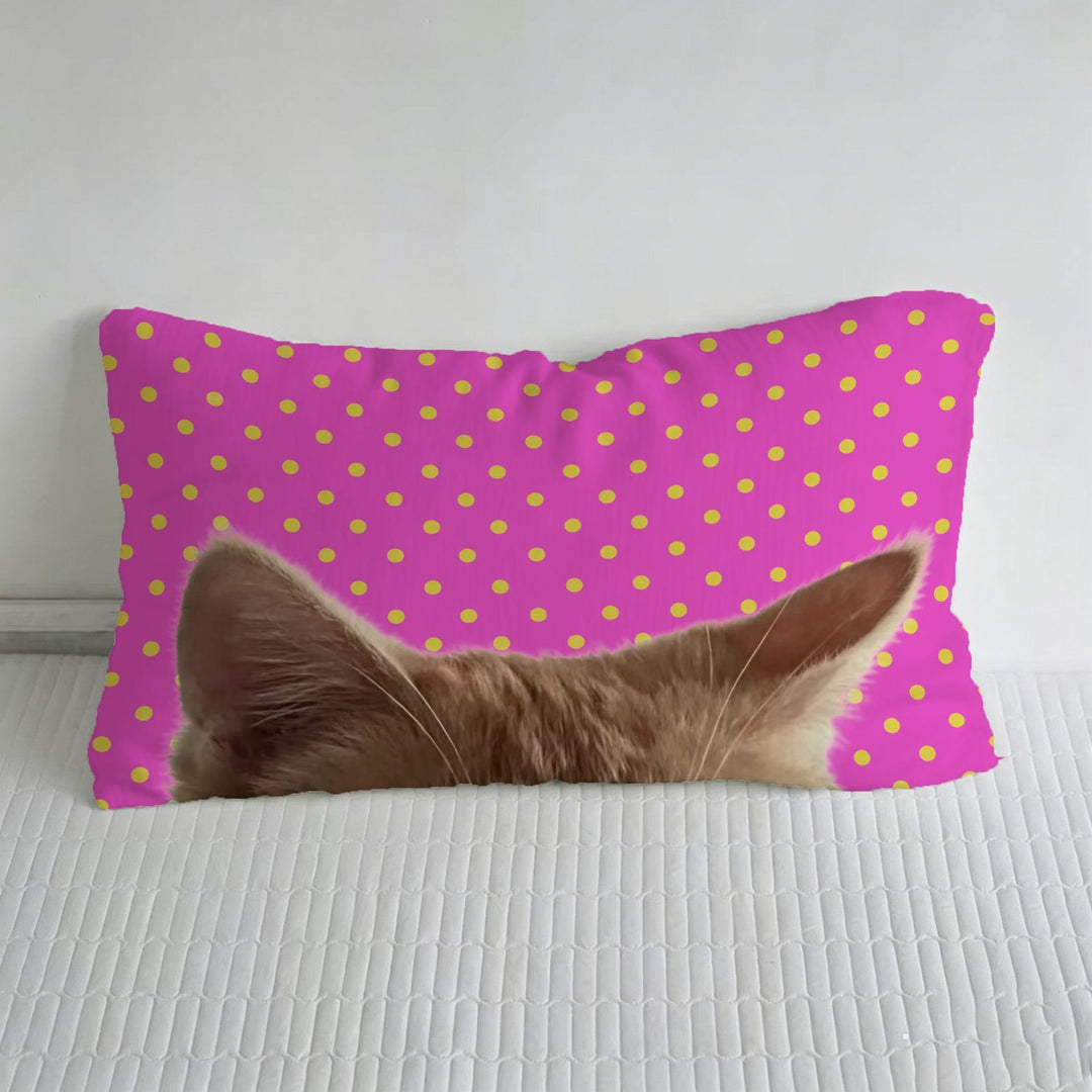 Fun Cat-Themed Decorative Pillow