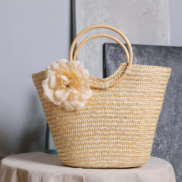 Handbag with Floral Accents Stornfield