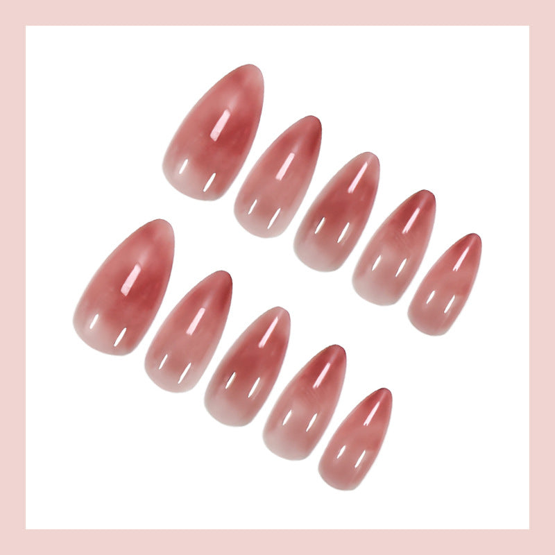 Artificial nail set with elegant, transparent shine Stornfield