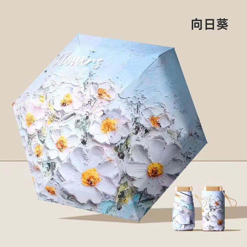Women's UV Protection Folding Umbrella with Innovative Mechanism Stornfield