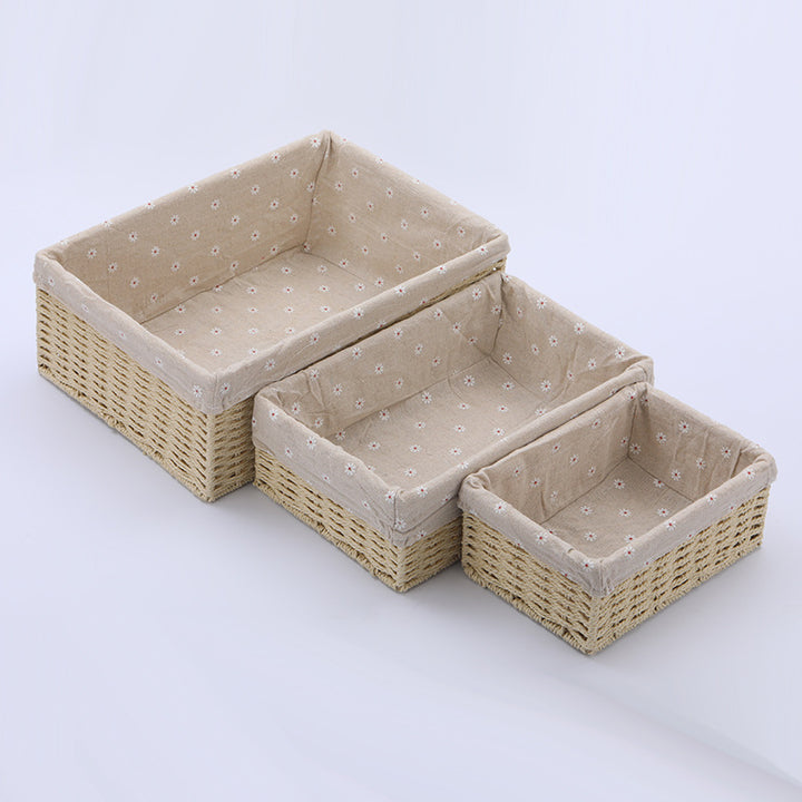 Women's Storage Basket Set with Decorative Lining Stornfield