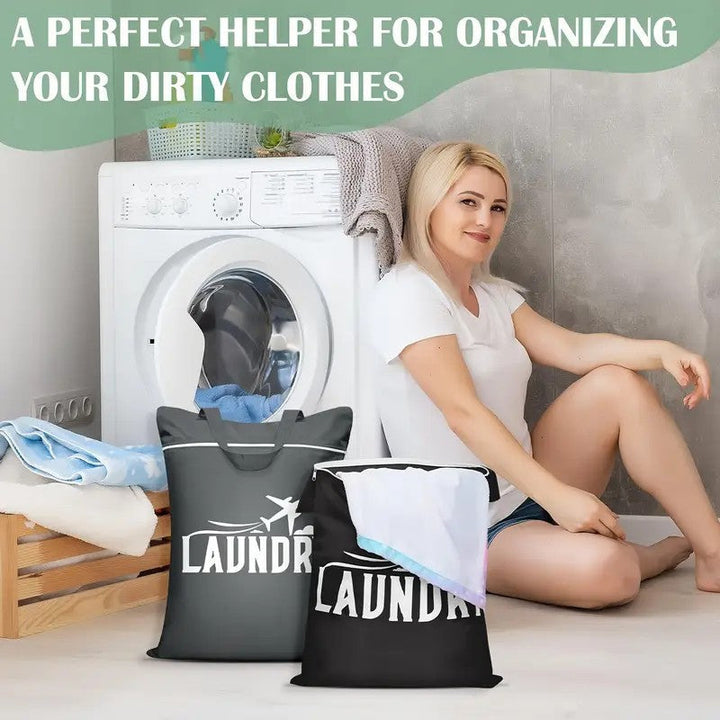 Stylish Laundry Tote with Zipper Stornfield