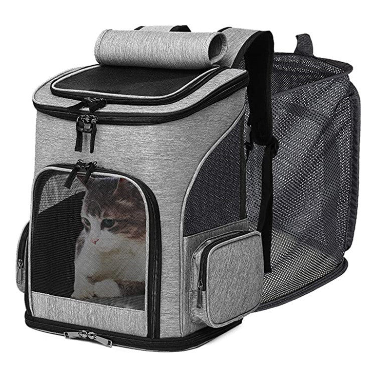 Cat transport backpack with breathable mesh panels Stornfield