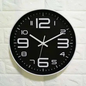 Wall clock with large dial and modern design Stornfield