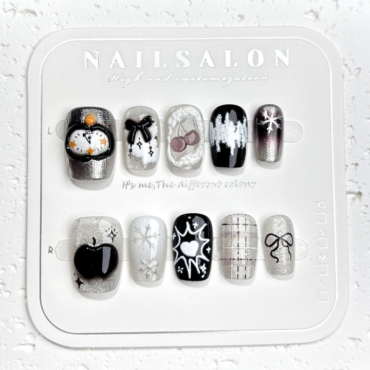 Artistic Themed Press-On Nail Collection