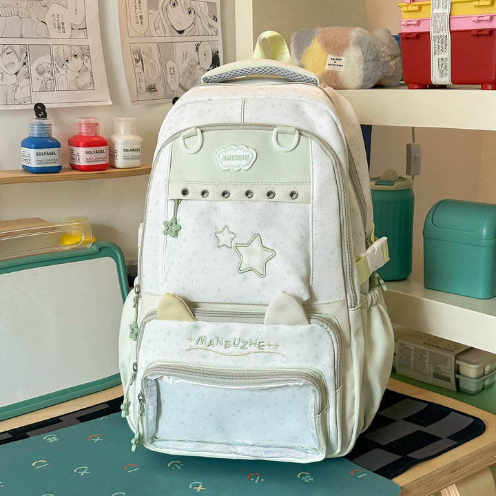 Fun-Themed Plush Backpack Stornfield