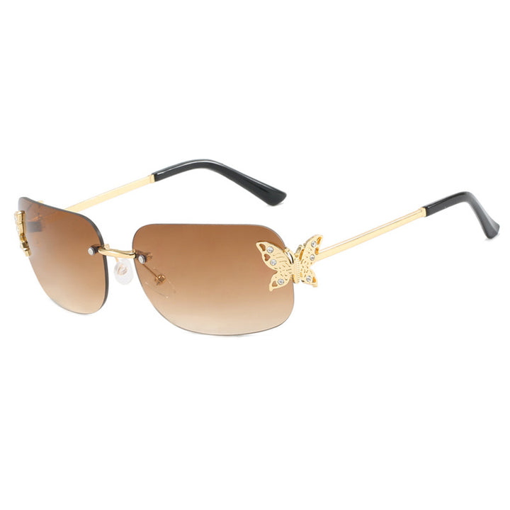 Ladies fashionable sunglasses with delicate butterfly design and protective lenses Stornfield