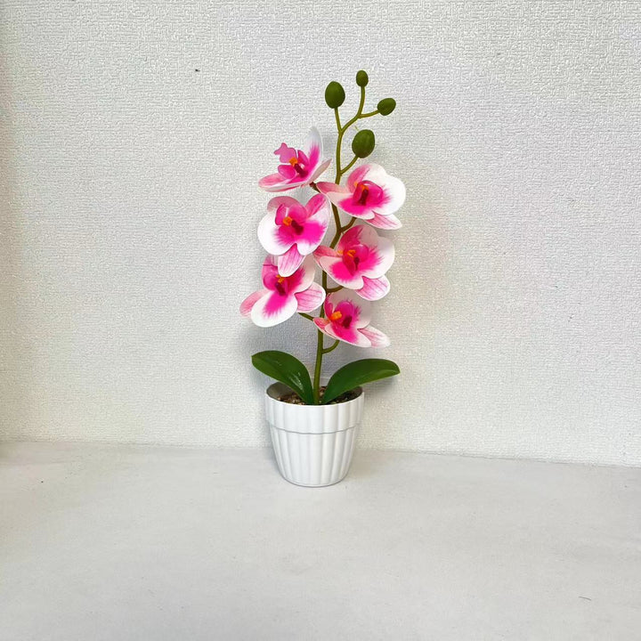 Lifelike Artificial Orchid Arrangement for Home Decor