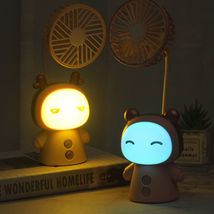 Unisex Creative Mini-Handheld Fan with Flexible Tilt Arm Stornfield