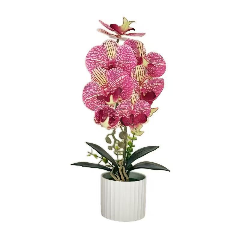 Artificial Orchid Plant Arrangement 1790480695 for Indoor Home Decor Display